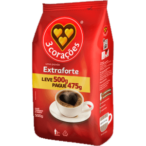 CAFE 3 CORACOES LV500G PG475G EXTRA FORTE 2